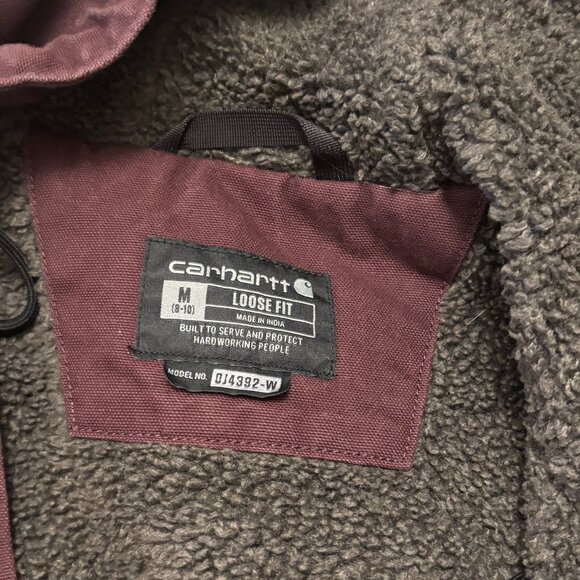 Carhartt Women's Washed Duck Sherpa-Lined Jacket - Picture 3 of 5